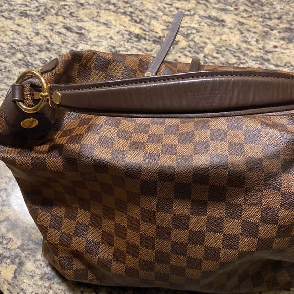 Authentic Louis Vuitton Duomo Hobo in Damier Ebene - Picture 3 of 5